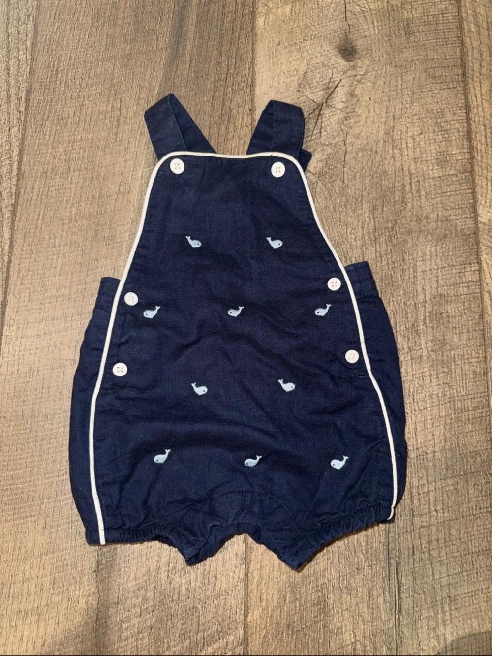 Janie and Jack Boys Overalls (3-6M)